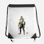 Specter Of Shirai Ryu Sumi-e-None-Drawstring-Bag-Astrobot Invention