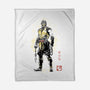 Specter Of Shirai Ryu Sumi-e-None-Fleece-Blanket-Astrobot Invention