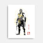 Specter Of Shirai Ryu Sumi-e-None-Stretched-Canvas-Astrobot Invention