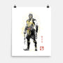 Specter Of Shirai Ryu Sumi-e-None-Matte-Poster-Astrobot Invention