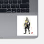 Specter Of Shirai Ryu Sumi-e-None-Glossy-Sticker-Astrobot Invention