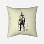 Specter Of Shirai Ryu Sumi-e-None-Removable Cover w Insert-Throw Pillow-Astrobot Invention