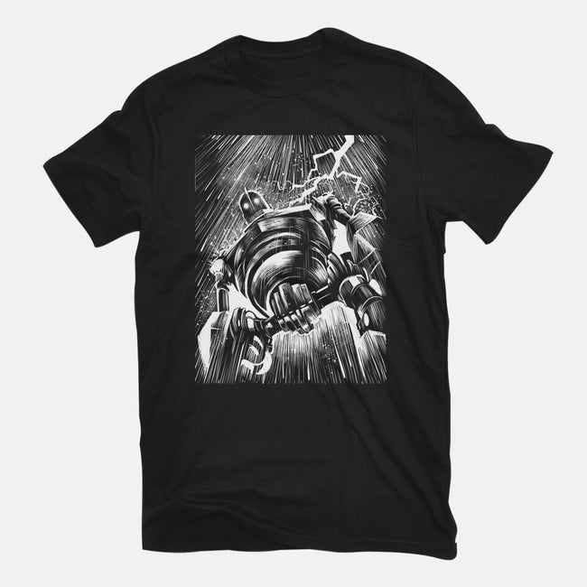 Giant Under The Rain-Womens-Fitted-Tee-zascanauta
