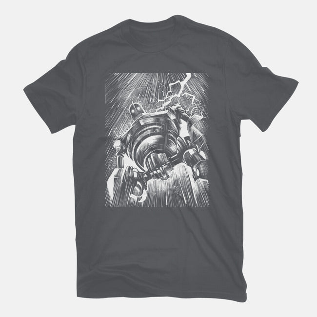 Giant Under The Rain-Womens-Fitted-Tee-zascanauta