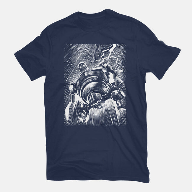 Giant Under The Rain-Womens-Fitted-Tee-zascanauta