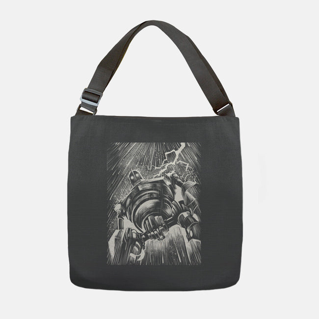 Giant Under The Rain-None-Adjustable Tote-Bag-zascanauta