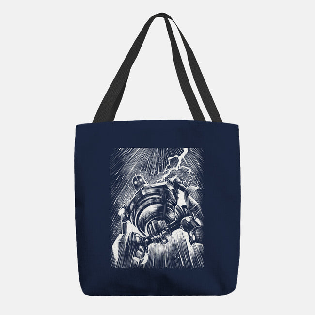 Giant Under The Rain-None-Basic Tote-Bag-zascanauta