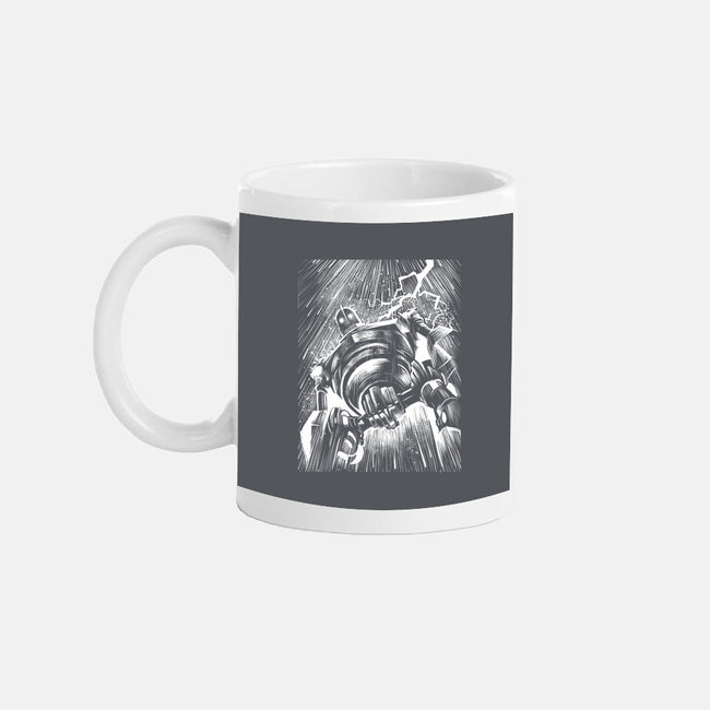 Giant Under The Rain-None-Mug-Drinkware-zascanauta