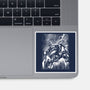 Giant Under The Rain-None-Glossy-Sticker-zascanauta
