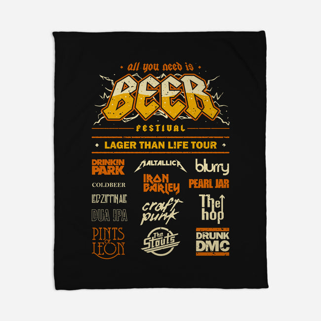 Beer Festival-None-Fleece-Blanket-retrodivision