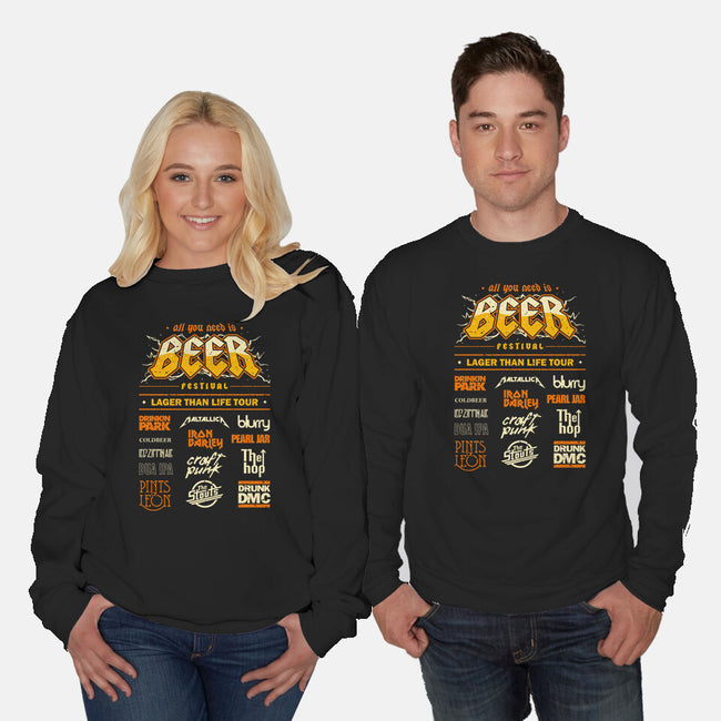 Beer Festival-Unisex-Crew Neck-Sweatshirt-retrodivision