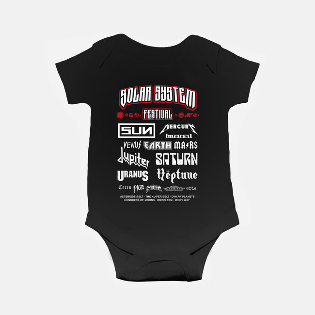Solar System Festival-Baby-Basic-Onesie-DrMonekers