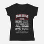 Solar System Festival-Womens-V-Neck-Tee-DrMonekers