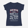 Solar System Festival-Womens-V-Neck-Tee-DrMonekers