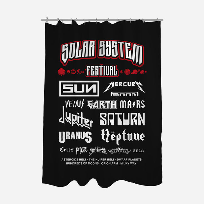 Solar System Festival-None-Polyester-Shower Curtain-DrMonekers