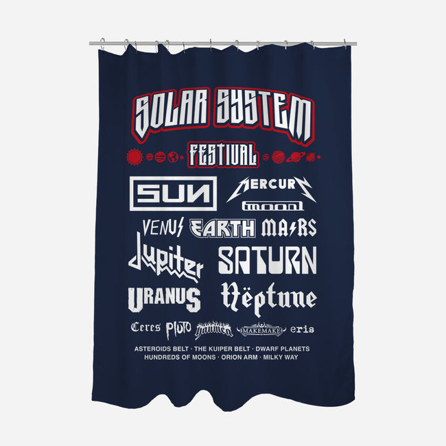 Solar System Festival-None-Polyester-Shower Curtain-DrMonekers