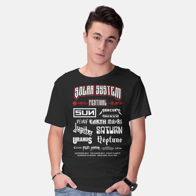 Solar System Festival-Mens-Basic-Tee-DrMonekers