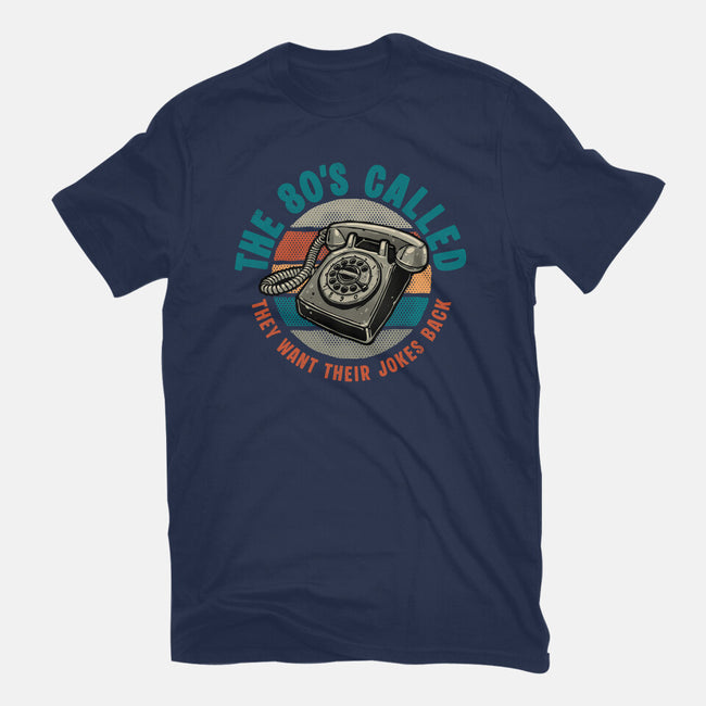 The 80s Called-Womens-Fitted-Tee-glitchygorilla