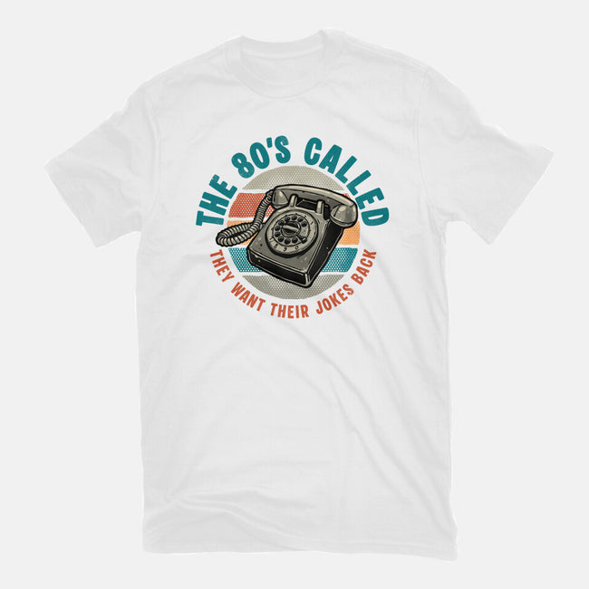 The 80s Called-Womens-Fitted-Tee-glitchygorilla