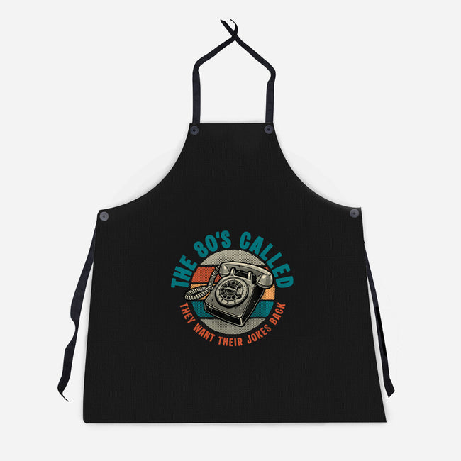 The 80s Called-Unisex-Kitchen-Apron-glitchygorilla
