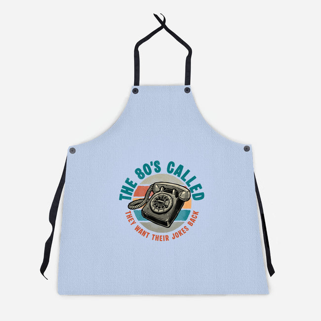 The 80s Called-Unisex-Kitchen-Apron-glitchygorilla