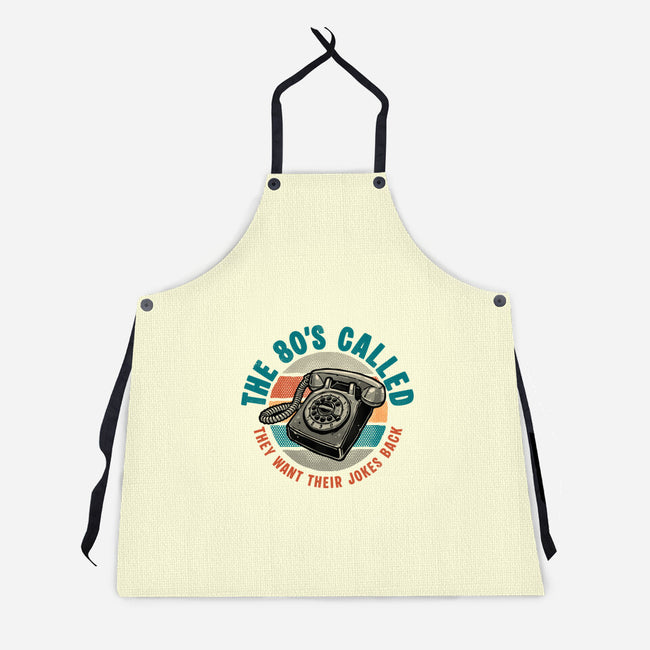 The 80s Called-Unisex-Kitchen-Apron-glitchygorilla