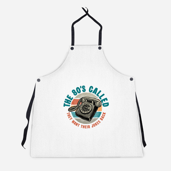 The 80s Called-Unisex-Kitchen-Apron-glitchygorilla