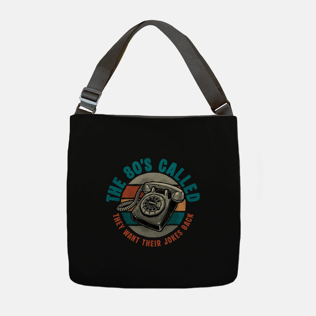 The 80s Called-None-Adjustable Tote-Bag-glitchygorilla