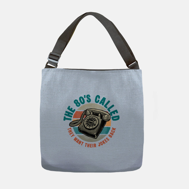 The 80s Called-None-Adjustable Tote-Bag-glitchygorilla
