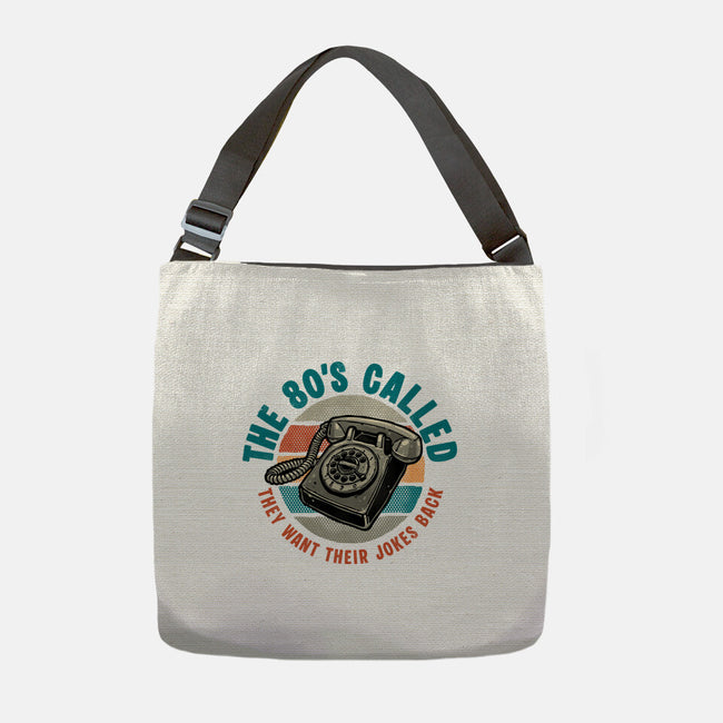 The 80s Called-None-Adjustable Tote-Bag-glitchygorilla