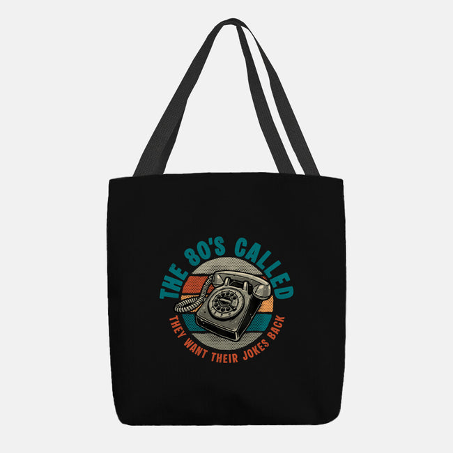 The 80s Called-None-Basic Tote-Bag-glitchygorilla