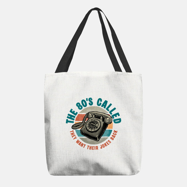 The 80s Called-None-Basic Tote-Bag-glitchygorilla