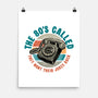 The 80s Called-None-Matte-Poster-glitchygorilla
