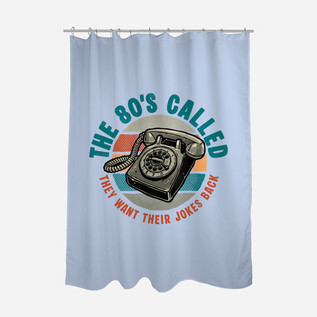 The 80s Called-None-Polyester-Shower Curtain-glitchygorilla