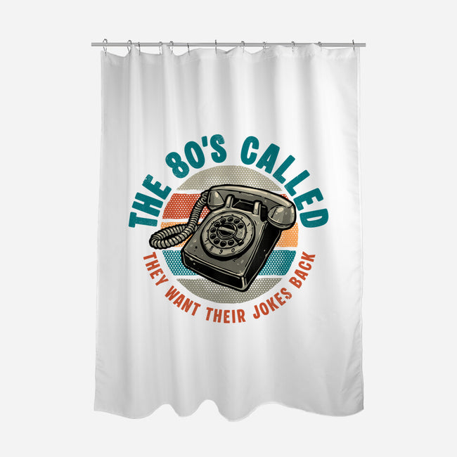 The 80s Called-None-Polyester-Shower Curtain-glitchygorilla