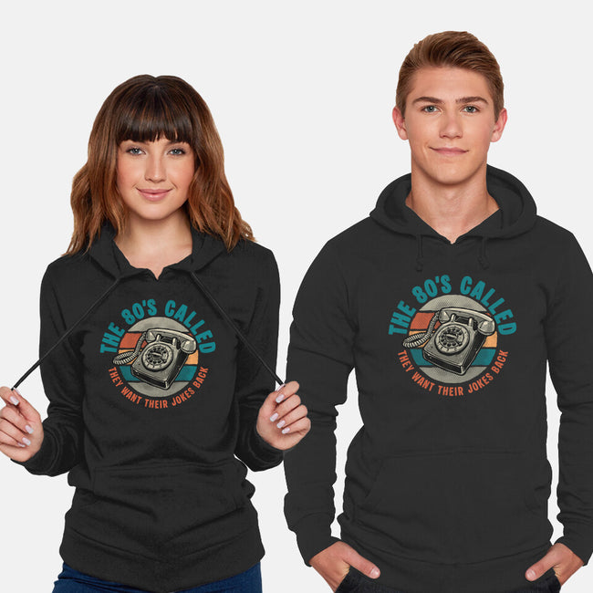 The 80s Called-Unisex-Pullover-Sweatshirt-glitchygorilla
