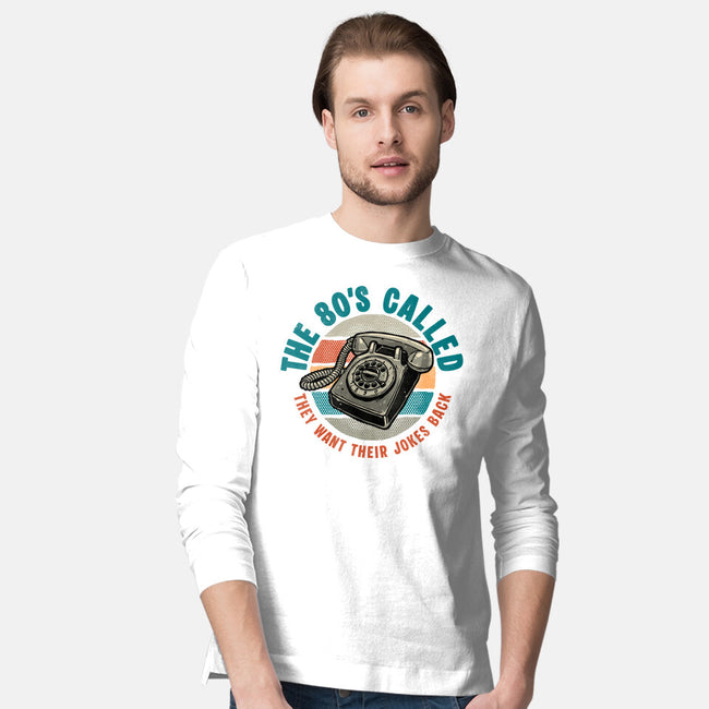 The 80s Called-Mens-Long Sleeved-Tee-glitchygorilla
