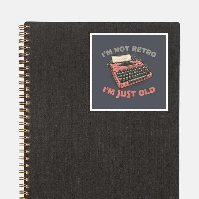 Not Retro-None-Glossy-Sticker-glitchygorilla
