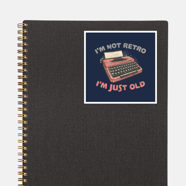 Not Retro-None-Glossy-Sticker-glitchygorilla