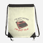 Not Retro-None-Drawstring-Bag-glitchygorilla