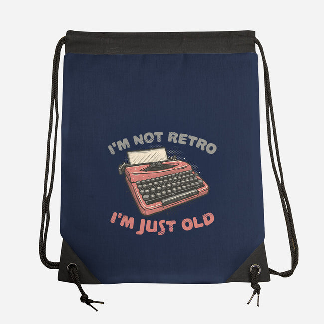 Not Retro-None-Drawstring-Bag-glitchygorilla
