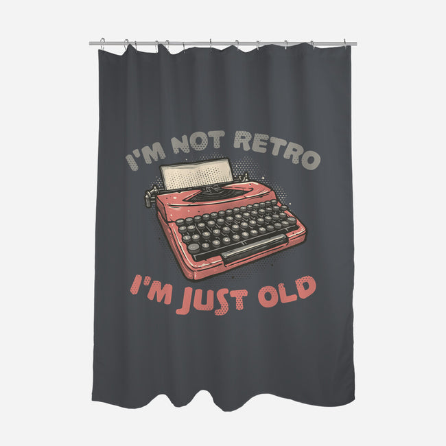 Not Retro-None-Polyester-Shower Curtain-glitchygorilla