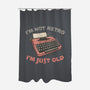 Not Retro-None-Polyester-Shower Curtain-glitchygorilla
