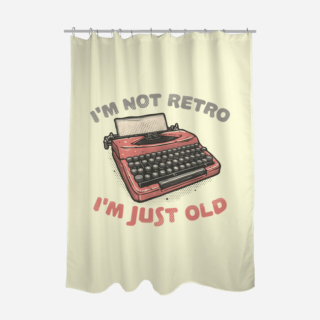 Not Retro-None-Polyester-Shower Curtain-glitchygorilla