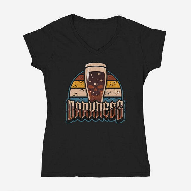 Vintage Darkness-Womens-V-Neck-Tee-Getsousa!