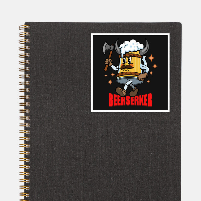 Beerserker-None-Glossy-Sticker-Boggs Nicolas