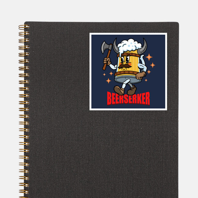 Beerserker-None-Glossy-Sticker-Boggs Nicolas