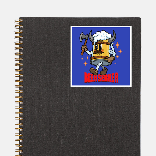 Beerserker-None-Glossy-Sticker-Boggs Nicolas
