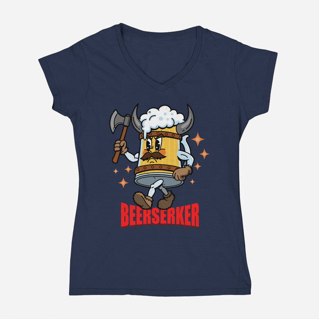 Beerserker-Womens-V-Neck-Tee-Boggs Nicolas