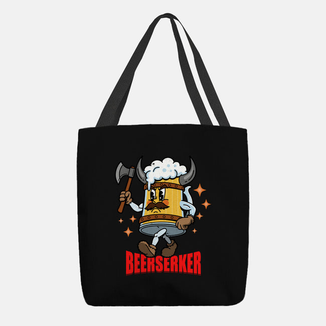 Beerserker-None-Basic Tote-Bag-Boggs Nicolas